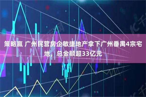策略赢 广州民营房企敏捷地产拿下广州番禺4宗宅地，总金额超33亿元